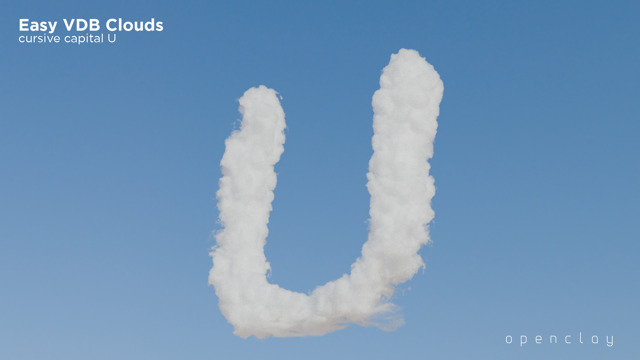 Cursive Capital U